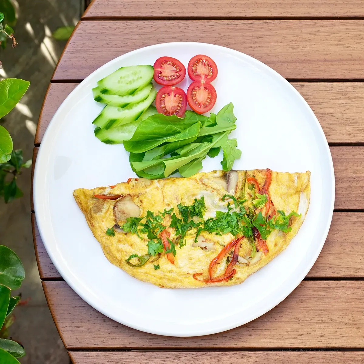 Sebzeli-Omlet