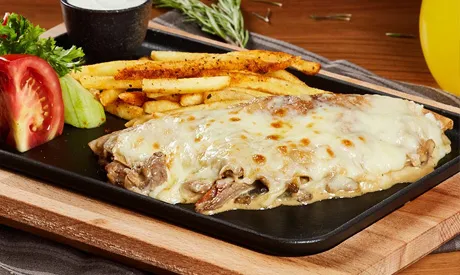 Etli Mantarlı Krep