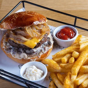 Mushroom Deluxe Burger