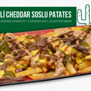 Tiftik Etli Cheddar Soslu Patates